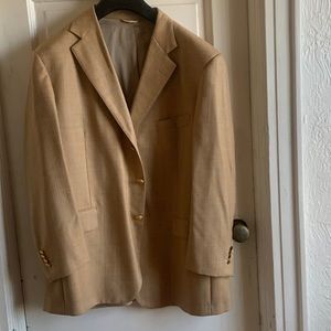 Men’s Canali Brown Blazer Made in Italy Sz 48 EUC